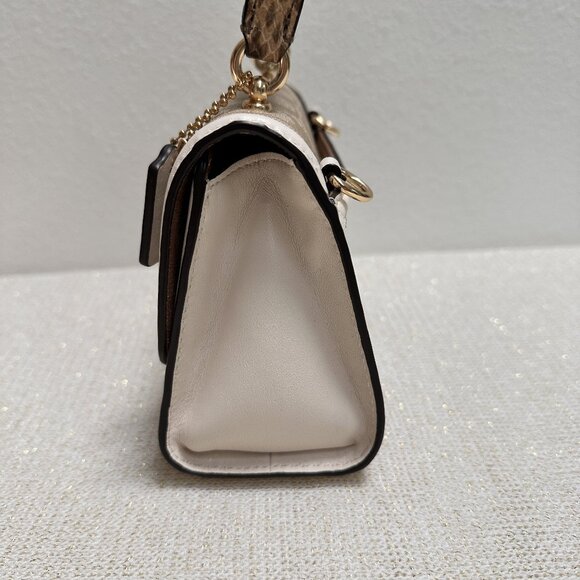 Coach Micro Tilly Top Handle 3079 Blocked Sign Canvas Mini Crossbody - Pristine - Picture 6 of 15